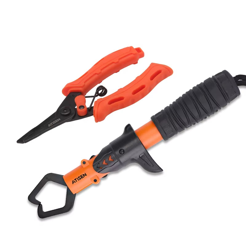 Stainless Steel Fishing Gripper Professional Fishing Lip Grabber Tool, Fish Grabber Clip Fish Control Tackle