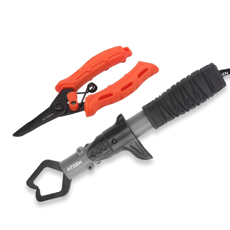 Stainless Steel Fishing Gripper Professional Fishing Lip Grabber Tool, Fish Grabber Clip Fish Control Tackle