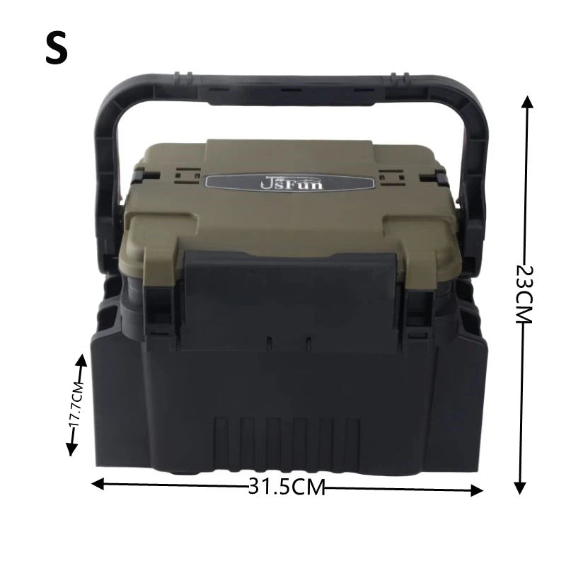 Large Fishing Box Organizer Multi-Function Lure Live Fish Bucket Thickening Storage Box Fishing Accessories Tackle Box Pesca